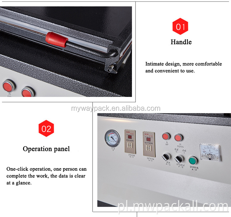 Pakowanie małych produktów w blistrze zgrzewarka próżniowa do zgrzewania skóry